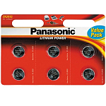 Элемент питания PANASONIC CR2032 BL-6