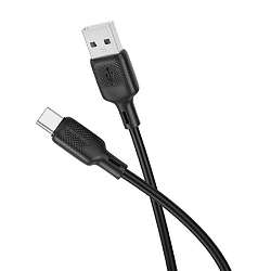 Кабель USB <--> Type-C  2.0м BOROFONE BX113 Lenny, чёрный