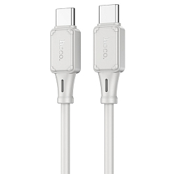 Кабель Type-C <--> Type-C 1.0м HOCO X101 серый, 60W