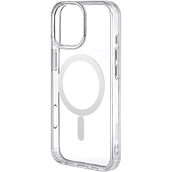 Силиконовый чехол HOCO MagSafe для iPhone 16 Pro Max прозрачный