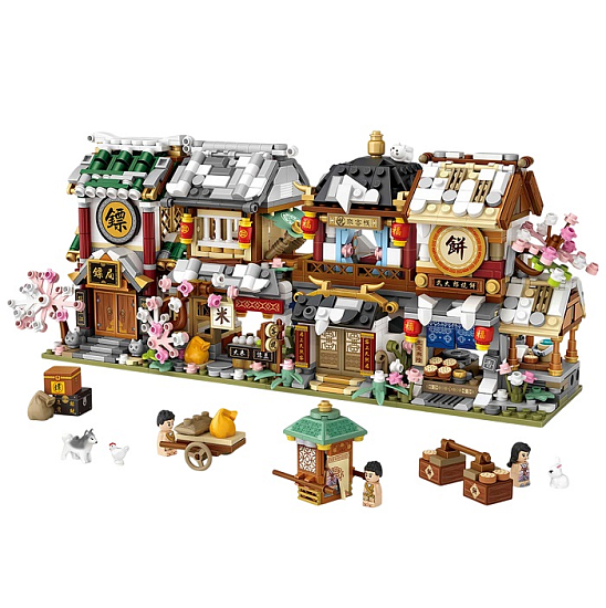 Конструктор LOZ 1743_MK "Китайская гостиница"