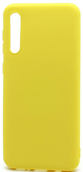 Задняя накладка Silicone Case NEW ERA для Samsung Galaxy A50/A30S/A50S желтый