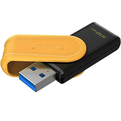 USB 512Gb Kingston DataTraveler Exodia S чёрный/оранжевый, 3.2