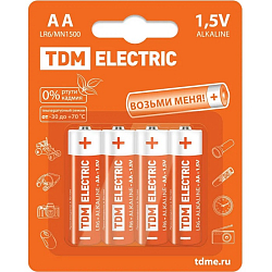Элемент питания TDM LR06 BP-4 (4/48/576)