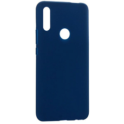 Задняя накладка SILICONE case NEW для Honor 9X/9X Pro синяя