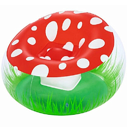 Надувное кресло BESTWAY "Mighty Mushroom" 112x112x66см, до 75 кг, от 6 лет, 75123