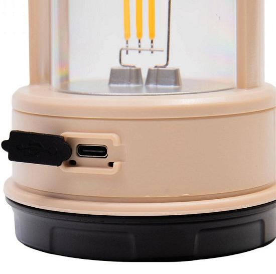 Фонарь CAMELION LED56325B “Filament” бежевый
