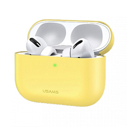 Силиконовый чехол USAMS для Airpods Pro, Usams, US-BH569, Ultra-thin, жёлтый