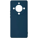 Задняя накладка ZIBELINO Soft Matte для Honor X8 4G (синий) с микрофиброй