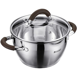 Кастрюля 3.2л REGENT Linea Truffle 67-0420; 20x11,5см