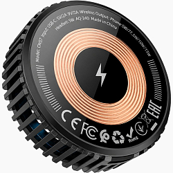 Устройство зарядное беспроводное Type-C HOCO, CW57, 15Вт, чёрный