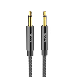 Кабель Jack 3.5 <--> Jack 3.5  2.0м HOCO UPA19 чёрный
