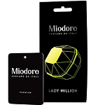 Ароматизатор MIODORE - CHROME (подвесной картонный)