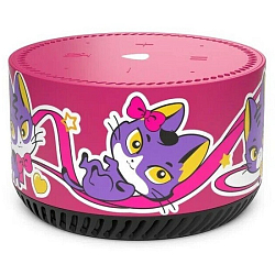 Умная колонка Яндекс. Станция Лайт Розовый Rainbo Catty