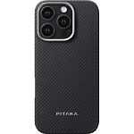 Задняя накладка Pitaka для iPhone 16 Pro Ultra-Slim черный