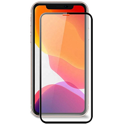 Противоударное стекло 20D NONAME для iPhone 12 Pro Max черное, полный клей