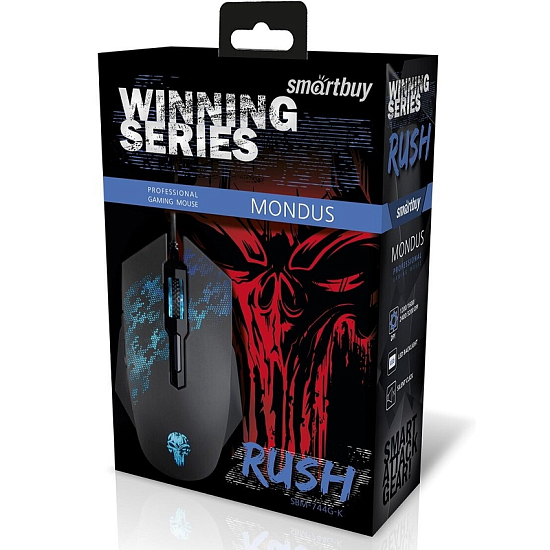 Мышь SMARTBUY RUSH черная (SBM-744G-K)