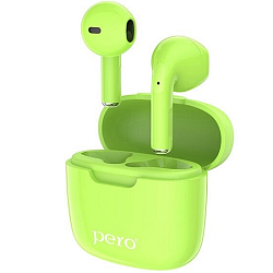 Наушники PERO TWS05 COLORFUL Green