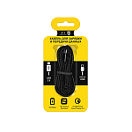 Кабель USB <--> microUSB  2.0м JETACCESS JA-DC22 в оплетке, черный