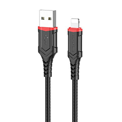 Кабель USB <--> Lightning  1.0м BOROFONE BX67 красный
