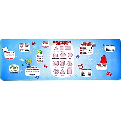 Коврик для компьютерной мыши «Геометрические фигуры», 30 х 80 см