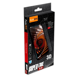 Противоударное стекло 3D FAISON для iPhone 13/13 Pro, GL-10, SUPEREDGE, черное, с сеткой, силиконовые края, полный клей, цвет: чёрный