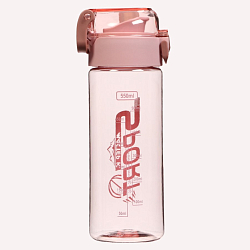 Бутылка для воды SPORT, 550 мл, 20.5 х 7 х 4.8 см, розовая   9934110