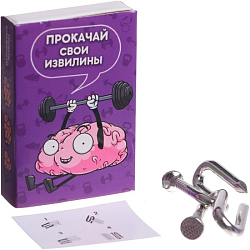 Головоломка «Пораскинь мозгами», металл, МИКС