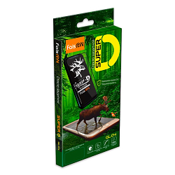 Противоударное стекло FAISON для iPhone 13 Pro Max, GL-04, Super-D, черное, полный клей
