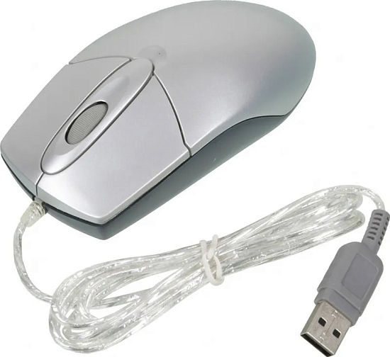 Мышь A4TECH OP-720 3D серебристая, USB
