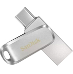 USB 64Gb SanDisk Ultra Dual Drice Luxe, металл, серебряный (SDDDC4-064G-G46) USB 3.1