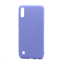 Силиконовый чехол SILICONE CASE New ERA для Samsung Galaxy A10 сиреневый