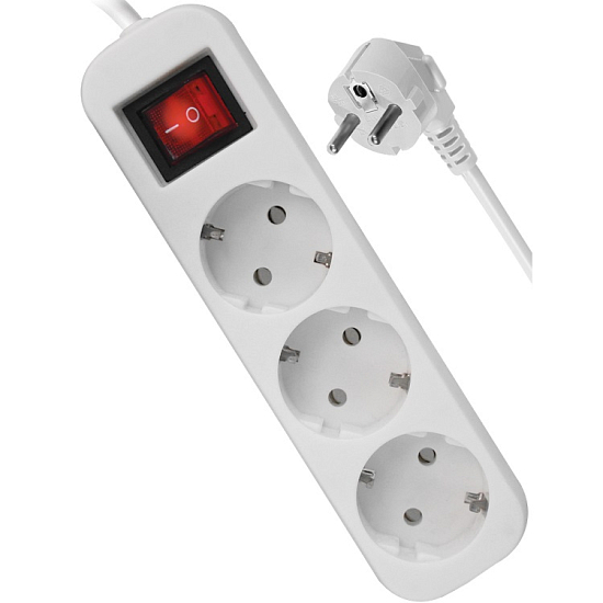 Сетевой удлинитель  5.0м DEFENDER S350 3 розетки