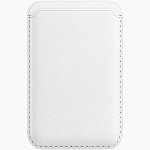 Кошелек для карт iPhone Leather Wallet MagSafe с лого (№07 белый)