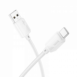 Кабель USB <--> Type-C  1.0м HOCO X113 White