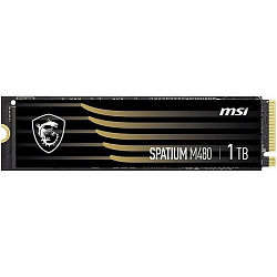 Накопитель SSD MSI SPATIUM M480 1Тб 3D NAND Скорость записи 6000 Мб/сек. Скорость чтения 7400 Мб/сек. TBW 700 Тб Время наработки на отказ 1600000 ч. S