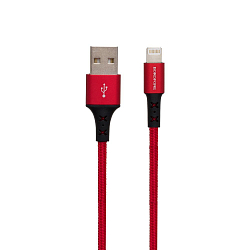 Кабель USB <--> Lightning  1.0м BOROFONE BX20 красный