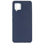 Силиконовый чехол XIVI для Samsung  Galaxy A42, TPU Color, матовый, темно-синий