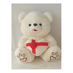 Мягкая игрушка Медведь сердце с розами 5265-22