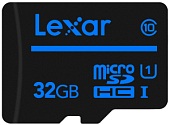 Micro SD 32Gb LEXAR Class 10 UHS-I без адаптера