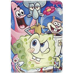 Чехол футляр-книга 10.0" Univesal 360° универсальный (зам.кожа) №18 "Губка Боб квадратные штаны"
