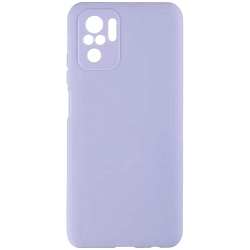 Задняя накладка ZIBELINO Soft Matte для Xiaomi Redmi Note 10 Pro 4G (сиреневый) защита камеры