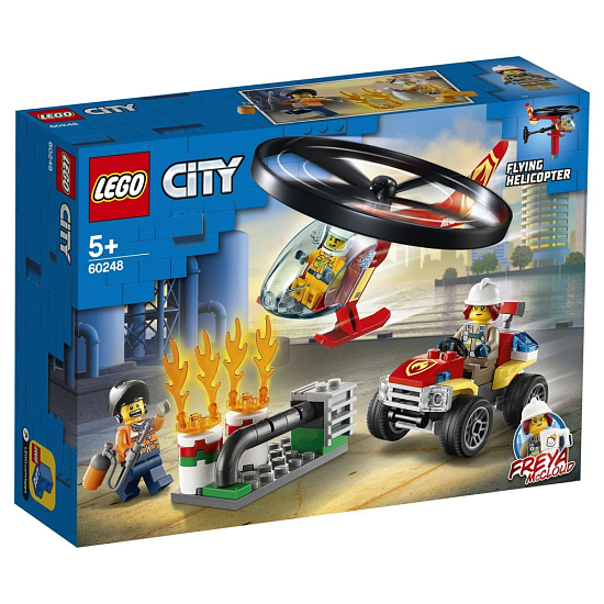 Конструктор LEGO City 60248 Пожарный спасательный вертолёт