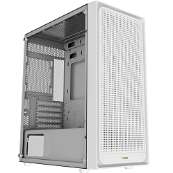 Корпус Ocypus Gamma C50 WH ARGB, Mini-Tower, TG, 4x120mm ARGB, mATX, mITX White ( без блока питания)