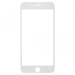 Противоударное стекло для iPhone 7 белое, в бумажной упаковке