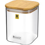 Банка для сыпучих продуктов стекл. 0,75л REGENT Linea DESCO