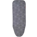 Чехол для гладильной доски HAUSMANN HM-1548-GG, 38/48х122/132 см, металлизированный, серый