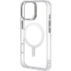 Силиконовый чехол HOCO AS11 для iPhone 16 Pro High Clear Magnetic Case (Transparent)