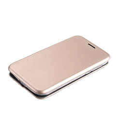 Чехол футляр-книга NEYPO для iPhone 11 Pro MAX, PREMIUM, экокожа, золотой