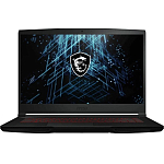 Ноутбук игровой 15.6" MSI GF63 Thin 12VE-238XRU (Intel Core i5-12450H/ 16GB/ SSD 512GB/ RTX 4050/ DOS) (9S7-16R821-238), black